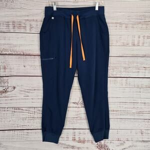 Figs Zamora Jogger Pants Womens Medium Navy Blue Technical Collection Scrub M/P